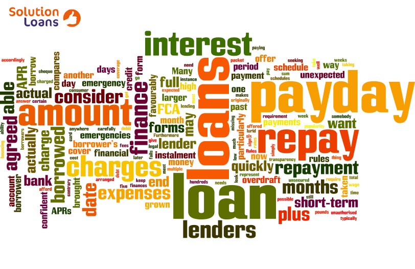 the UK payday loan market wordle